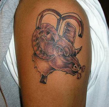 Bull Arm Tattoo